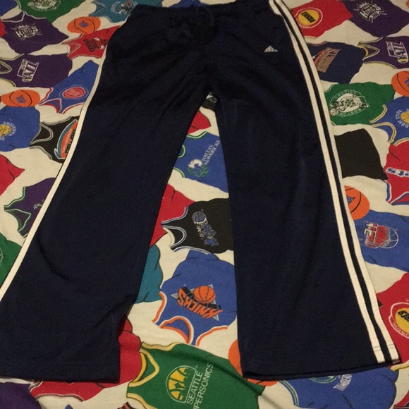 adidas Pants - Vintage Adidas 3 Stripe joggers